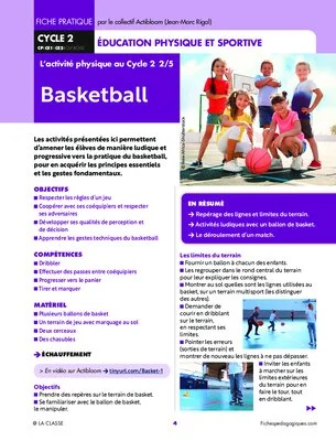 L'activité physique au Cycle 2