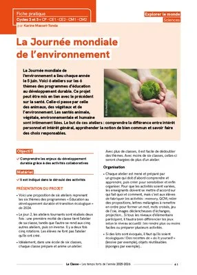 La Journée mondiale de l'environnement