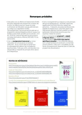 Programmations ÉVAR Cycle 3 (CM1, CM2)