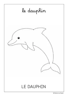 Les animaux marins – 10 modèles à poinçonner en maternelle