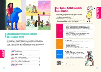 Kit pédagogique MS GS CP CE1 – Chien Bleu et autres belles histoires