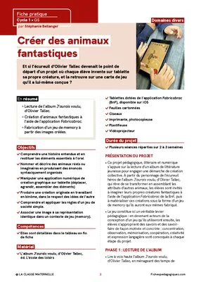 Créer des animaux fantastiques