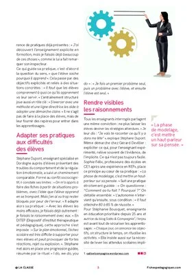 Pratiquer l'enseignement explicite