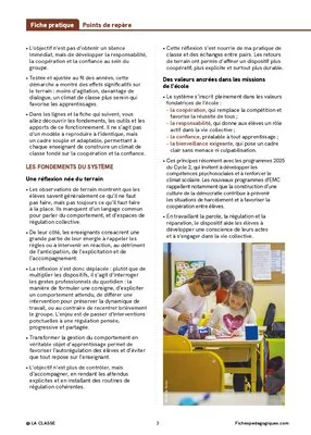 Une autre gestion du comportement au Cycle 2