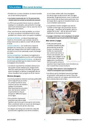 Mon carnet de lecteur