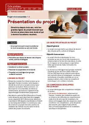 Projet vivre-ensemble