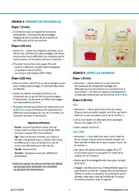 « La liste des fournitures »