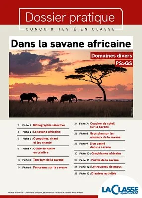 Dans la savane africaine