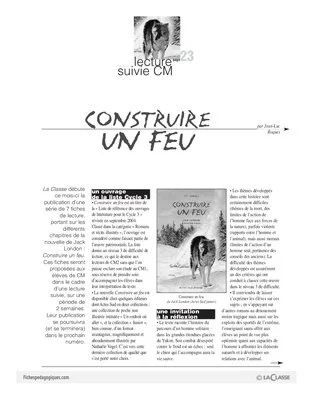 Construire un feu (1) / Lecture suivie