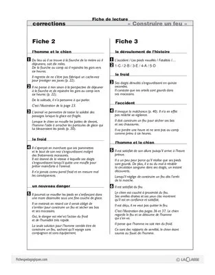 Construire un feu (1) / Lecture suivie