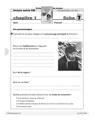 Construire un feu (1) / Lecture suivie