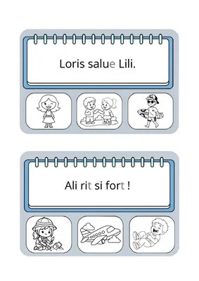Livret d'activités de lecture CP - Décodage de phrases courtes (Période 1)