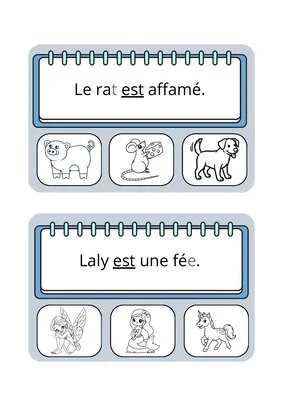 Livret d'activités de lecture CP - Décodage de phrases courtes (Période 1)