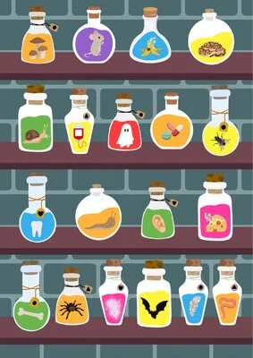 L'étagère des potions