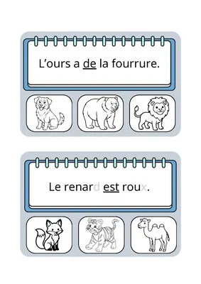 Livret d'activités de lecture CP - Décodage de phrases courtes (Période 2)