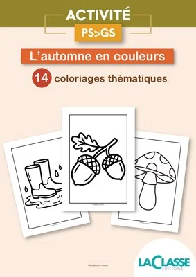 Coloriages d’automne en maternelle