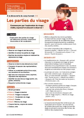 À la découverte du corps humain