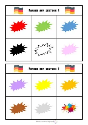 Les couleurs en allemand