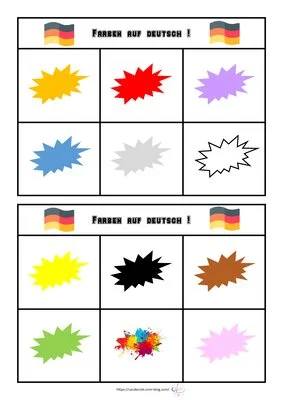Les couleurs en allemand