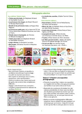 Filles, garçons : stop aux préjugés !