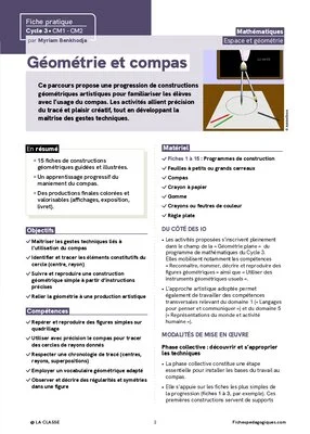 Géométrie et compas