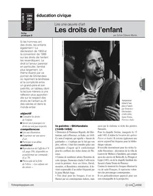 Lire une oeuvre d'art (9) / Les droits de l'enfant
