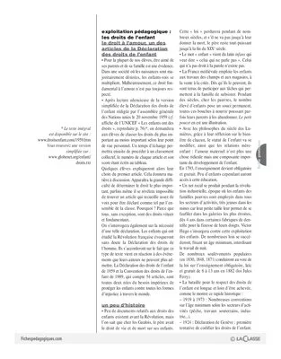 Lire une oeuvre d'art (9) / Les droits de l'enfant