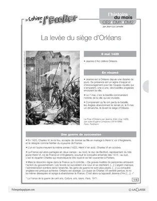 L'histoire du mois (14) / La levée du siège d'Orléans