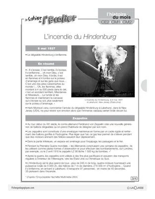 L'histoire du mois (15) / L'incendie du Hindenburg