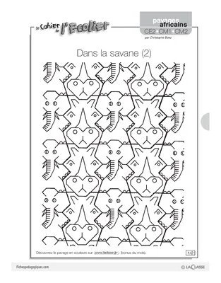 Pavages africains / Dans la savane (2)