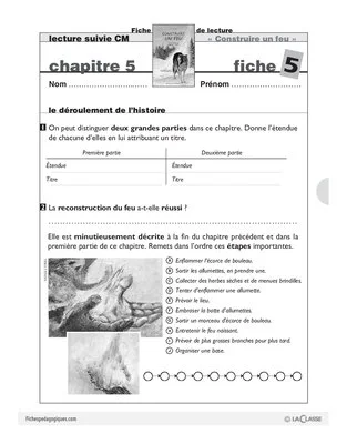 Construire un feu (2) / Lecture suivie