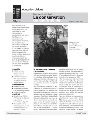Lire une oeuvre d'art (9) / La conservation du patrimoine