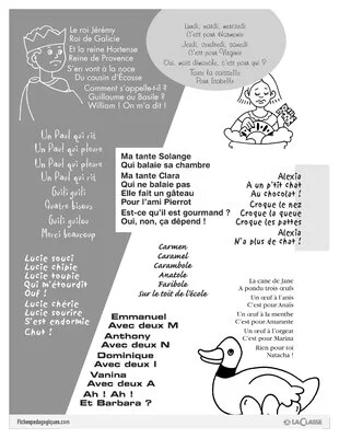 Comptines des prénoms