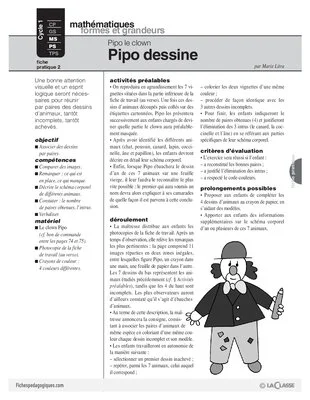 Pipo le clown (2) / Pipo dessine