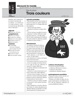 Pipo le clown (4) /Trois couleurs