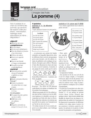 L'imagier des fruits : La pomme (4)