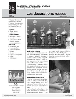 Les décorations russes