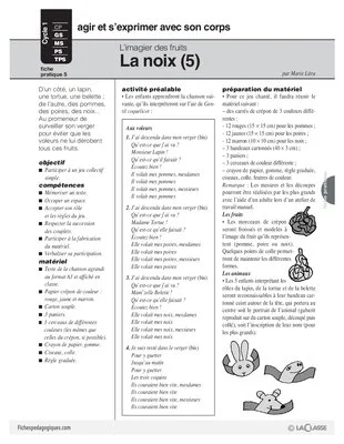 L'imagier des fruits : La noix (5)
