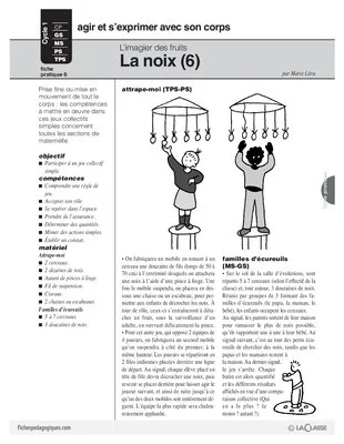 L'imagier des fruits : La noix (6)