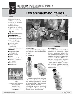 Les animaux-bouteilles