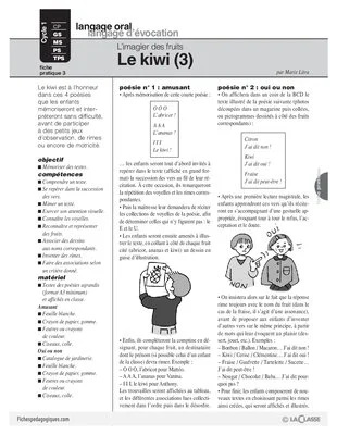 L'imagier des fruits : Le kiwi (3)