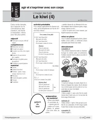 L'imagier des fruits : Le kiwi (4)