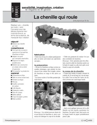 La chenille qui roule