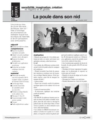 La poule dans son nid