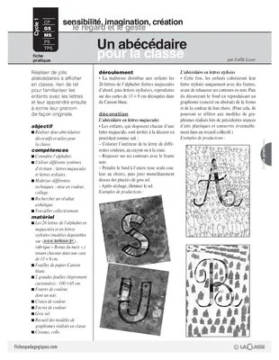 Un abécédaire pour la classe