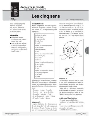 Les cinq sens