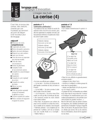L'imagier des fruits : La cerise (4)