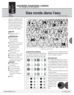 Des ronds dans l'eau