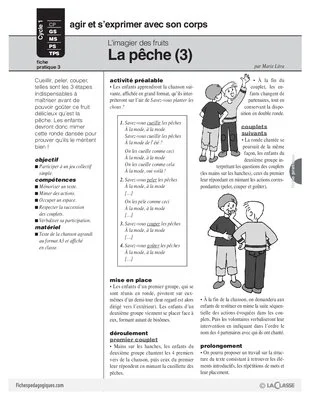 L'imagier des fruits : La pêche (3)