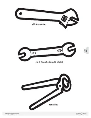 Découp'images: les outils de papa